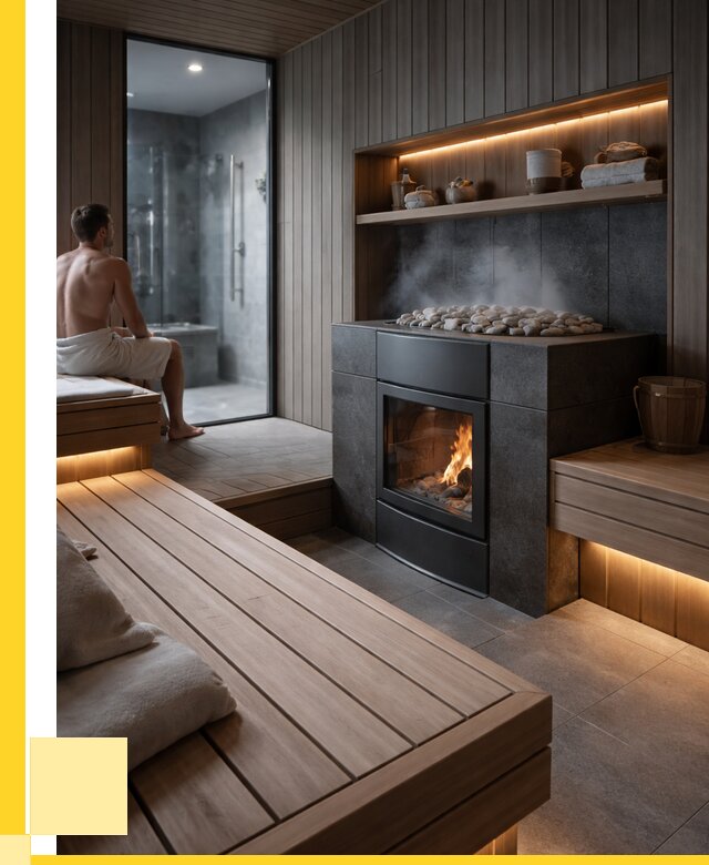 Проект сауны в частном доме в Троицке от 36089 р. | ЭриданТрц