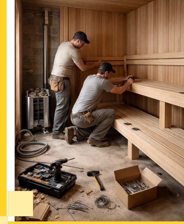 Монтаж саун под ключ в Троицке от 123732 р. | ЭриданТрц