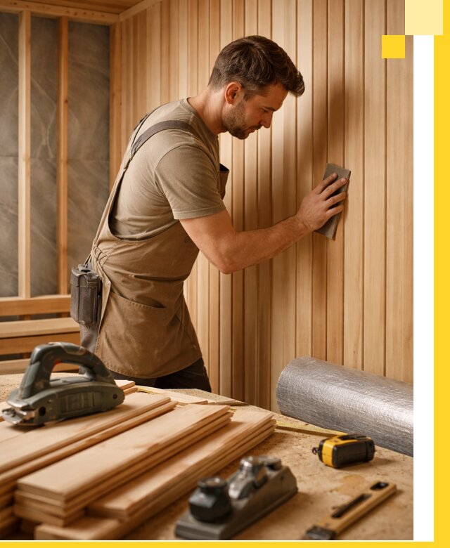 Профессиональная отделка саун и парных под ключ в Троицке