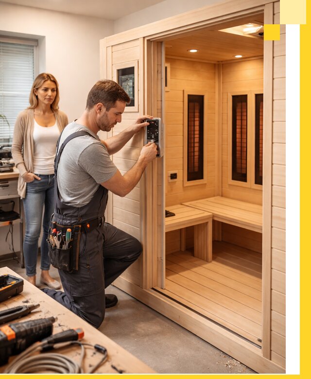 Инфракрасные сауны под ключ в Троицке продажа и установка