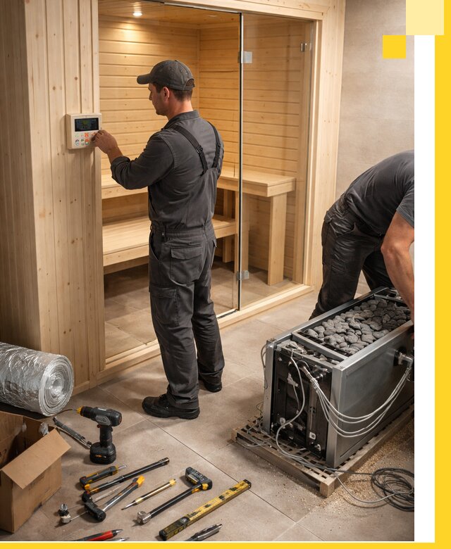 Поставка, установка и монтаж электрических саун в Троицке