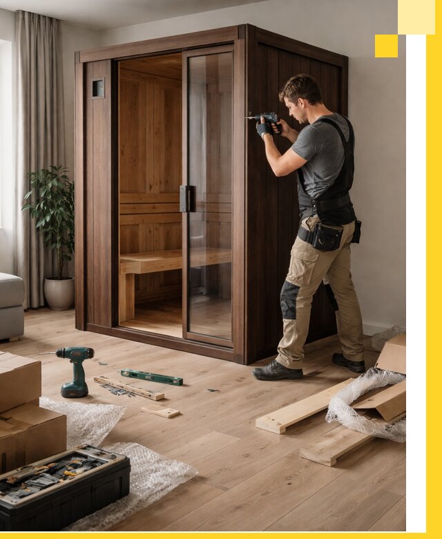 Установка и производство мини саун под ключ в Троицке