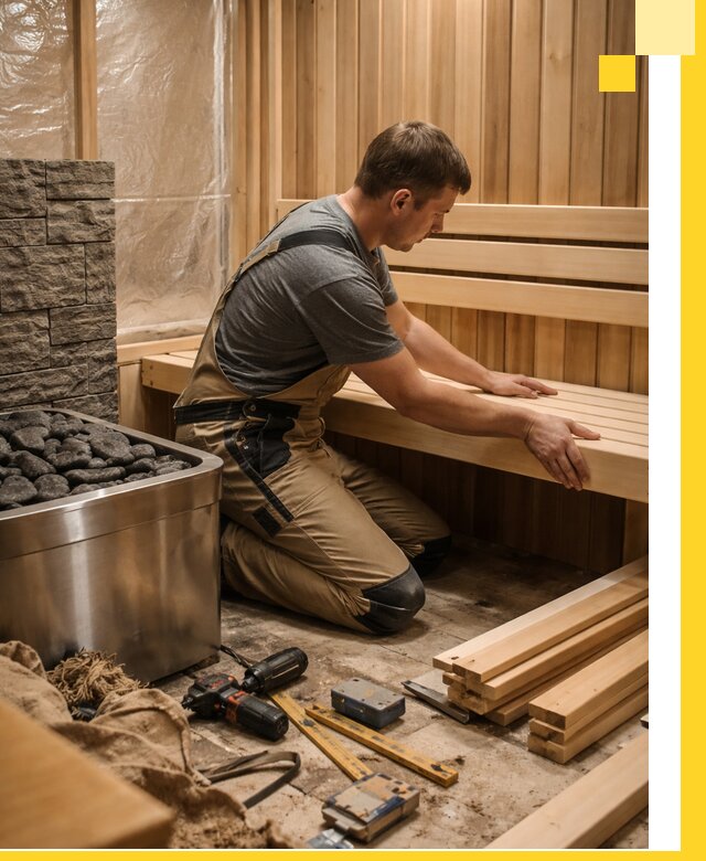 Сауны для дома под ключ с проектированием и монтажом в Троицке