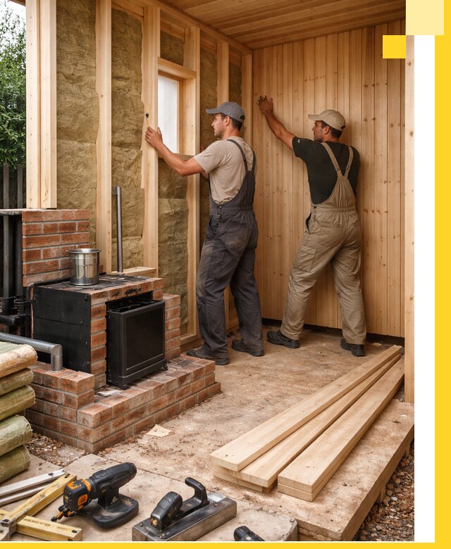 Строительство и установка дачных саун под ключ в Троицке