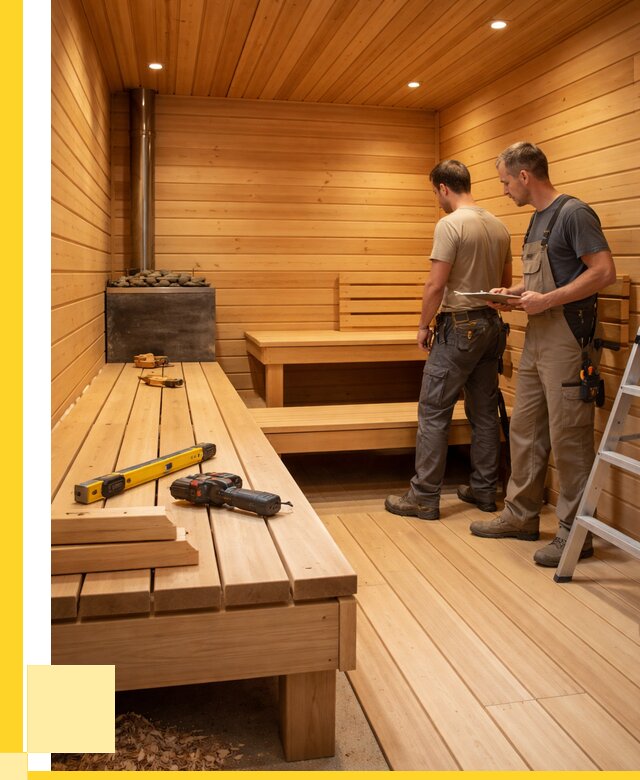 Отделка бань и саун в Троицке по цене от 4640 р. | ЭриданТрц