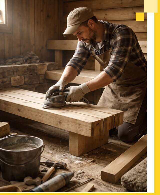 Ремонт бань под ключ в Троицке с гарантией качества и сроков