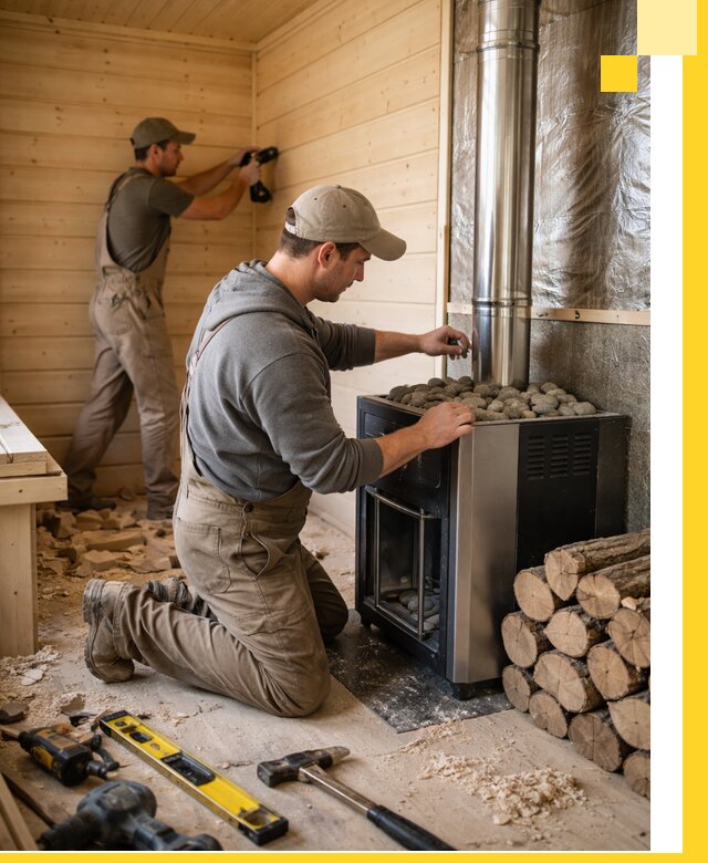 Строительство деревянных бань под ключ в Троицке проекты и монтаж