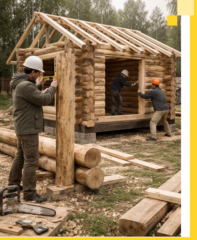 Строительство бань для дачи под ключ в Троицке с доставкой и монтажом