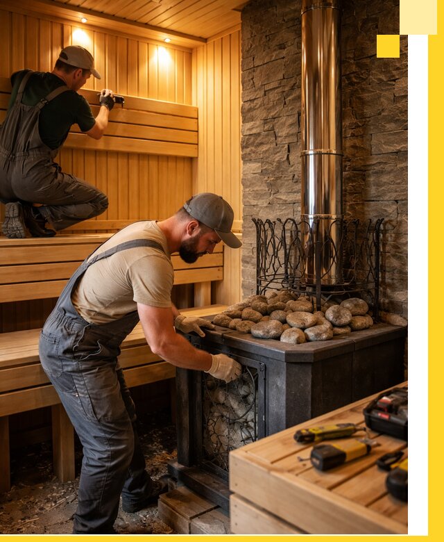 Комплексный дизайн бань, саун и зон отдыха в Троицке