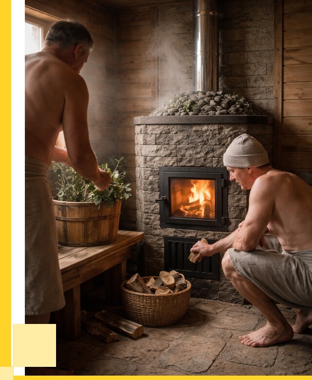 Банные печи под ключ в Троицке от 46400 р. | ЭриданТрц кирпичная