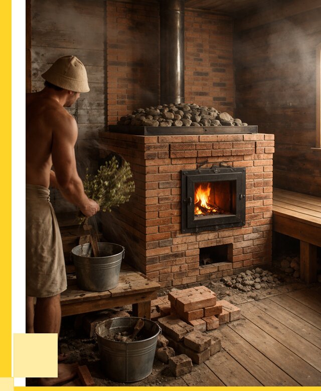 Кирпичные банные печи в Троицке от 92799 р. | ЭриданТрц