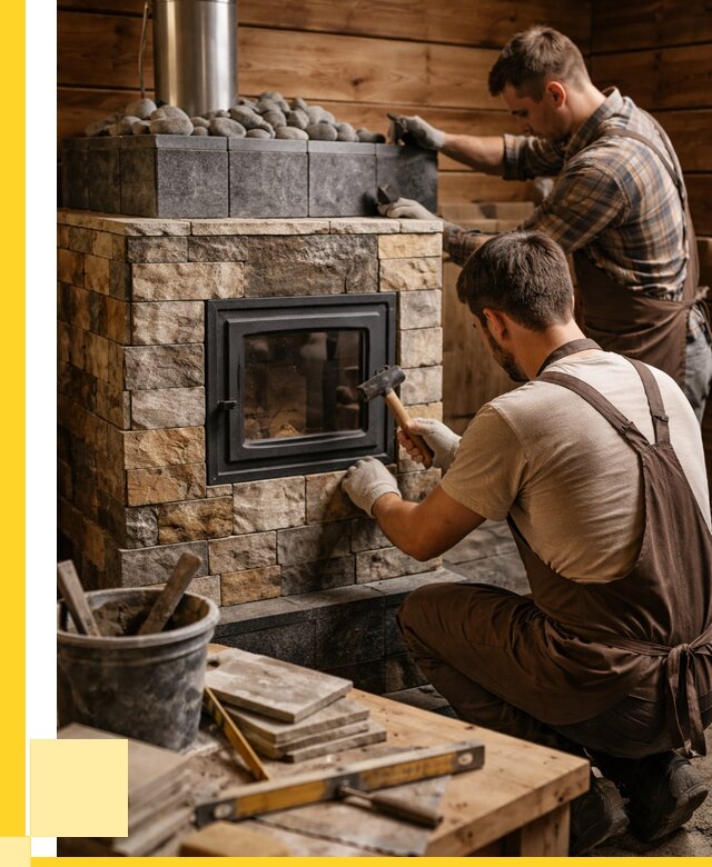 Облицовка банной печи в Троицке от 15467 р. | ЭриданТрц