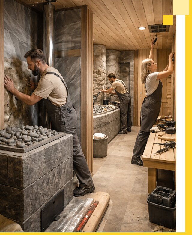 Строительство бань и SPA процедур в Троицке под ключ и отделкой