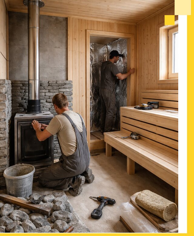 Строительство и изготовление бань под ключ в Троицке