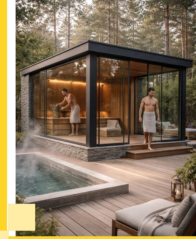 Стеклянные бани и двери в Троицке от 463995 р. | ЭриданТрц