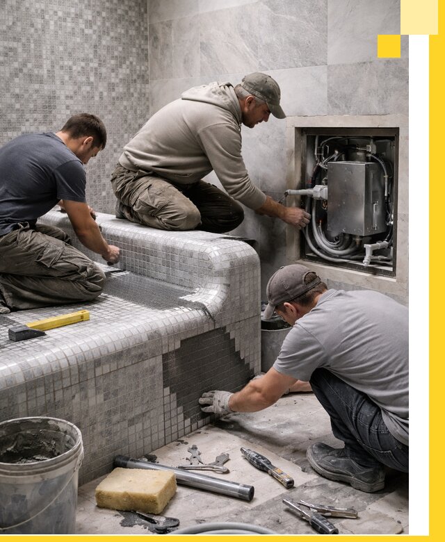 Проекты хамамов под ключ в Троицке и дизайн и строительство