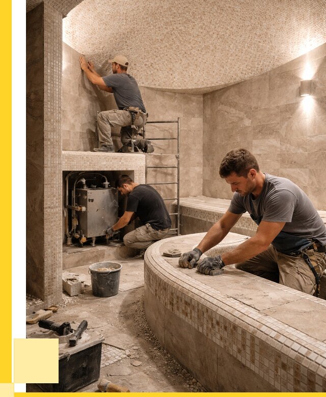 Монтаж хамамов под ключ в Троицке от 257775 р. ЭриданТрц