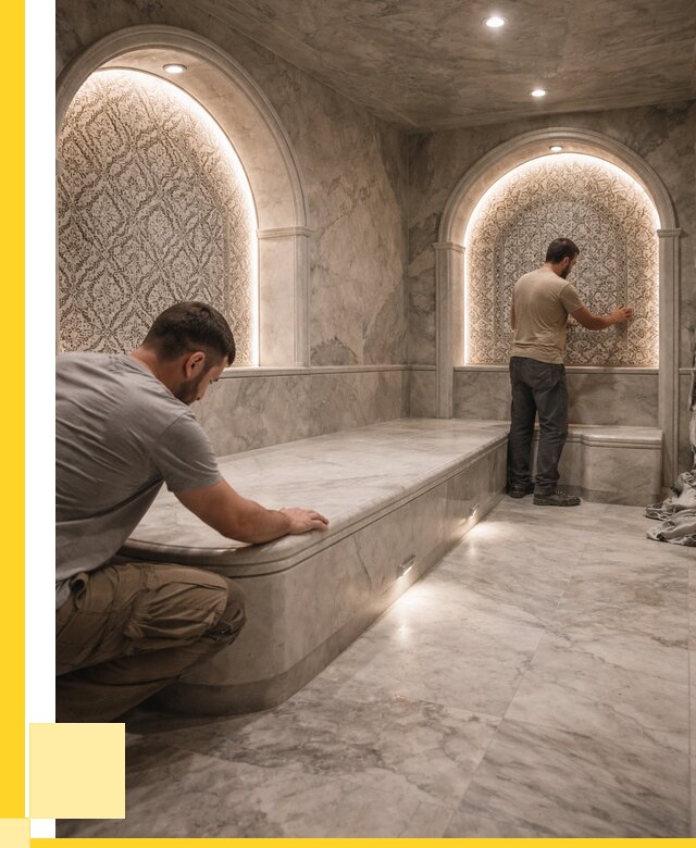 Турецкие бани под ключ в Троицке от 257775 р. | ЭриданТрц