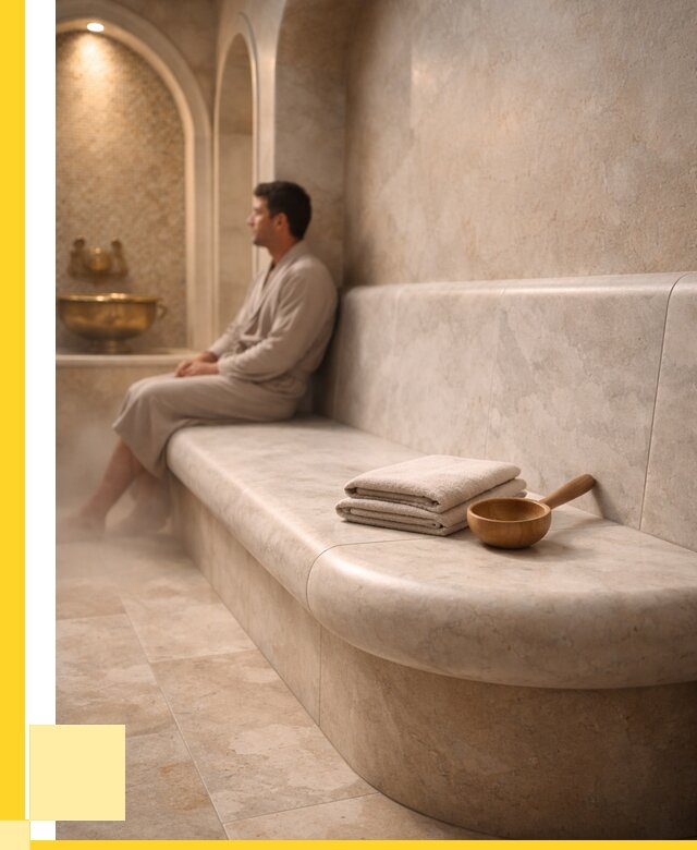 Сиденья для хамама в Троицке под ключ от 12373 р. | ЭриданТрц