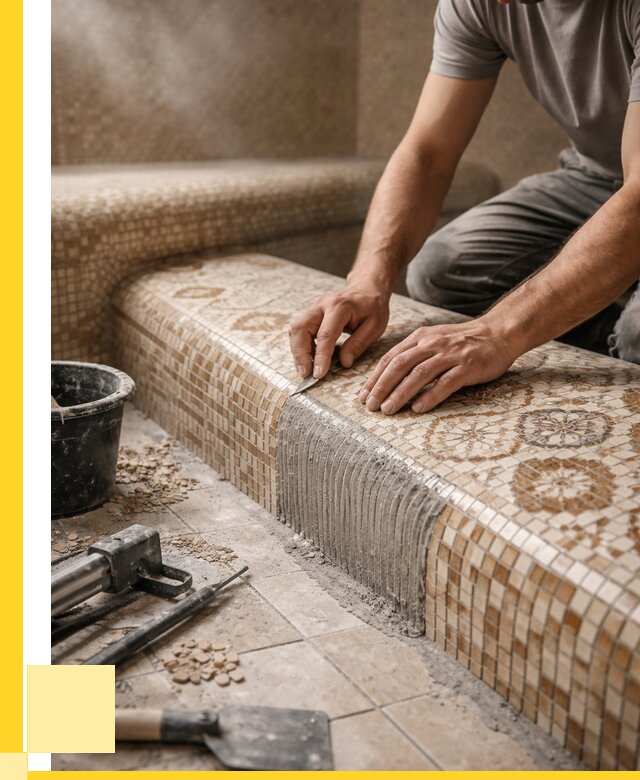 Плитка для хамама под ключ в Троицке от 3609 р. | ЭриданТрц