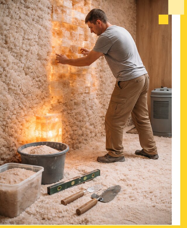 Проектирование и монтаж соляных комнат в Троицке под ключ